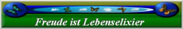 Freude ist Lebenselixier
