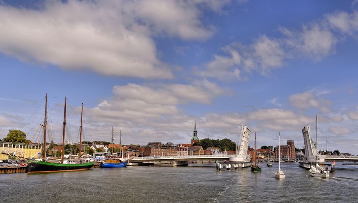 Kappeln mit Klappbrücke